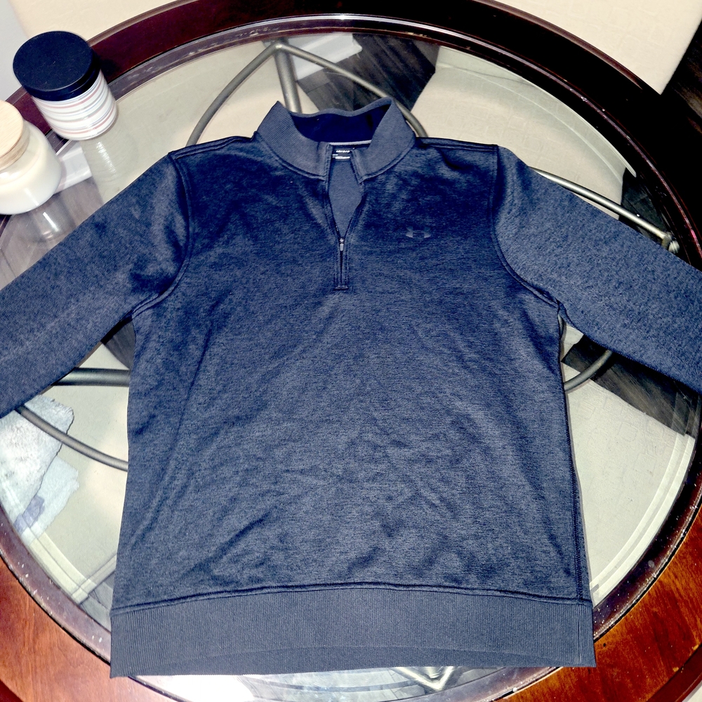 Under Armour Men's Dark Gray Zip-Up Sweater